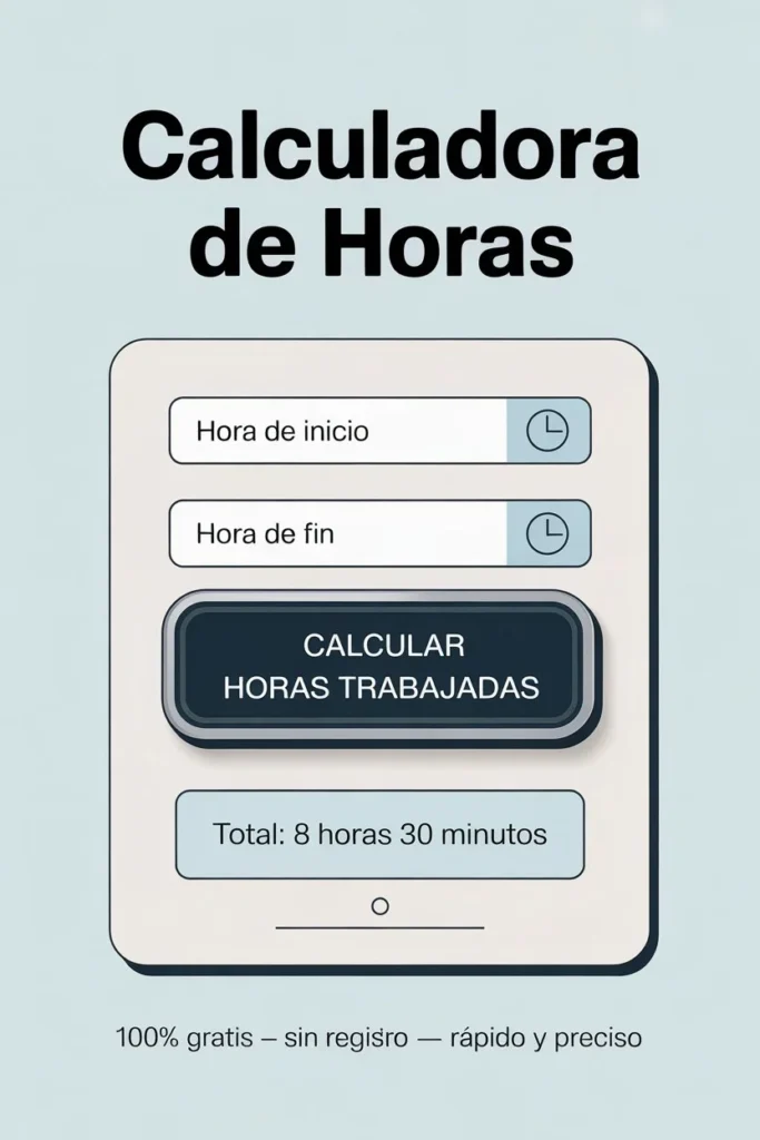 Calculadora De Horas Trabalhadas – Calculadora de horas e minutos online​ gratis